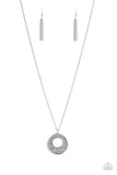 Paparazzi Glitzy Glow - Silver Necklace