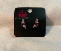 Paparazzi Starlet Shimmer - Multi Rhinestone Earrings