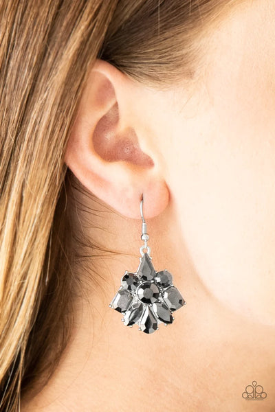 Paparazzi Fiercely Famous - Silver Earrings