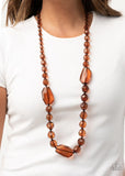 Paparazzi Malibu Masterpiece - Brown Necklace