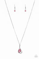 Paparazzi Tell Me A Love Story - Pink Necklace