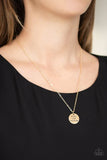 Paparazzi Freedom Isn't Free - Gold Necklace