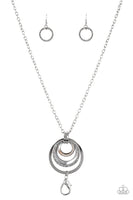 Paparazzi Coast Coasting - Silver Lanyard Necklace
