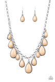 Paparazzi Jaw-Dropping Diva - Brown Necklace