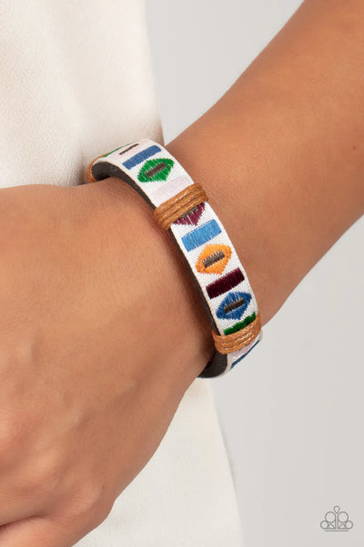 Paparazzi Textile Trendsetter - Multi Urban Bracelet