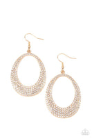 Paparazzi Storybook Bride - Gold Earrings