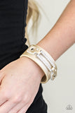 Paparazzi Street Glam - Gold Wrap Bracelet