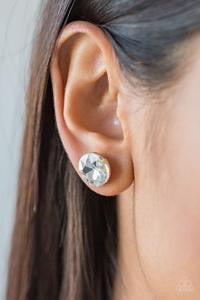 Paparazzi GLOWING, GLOWING, Gone! - Gold Post Earrings