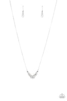 Paparazzi Classically Classic - White Necklace