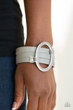 Paparazzi Cowgirl Cavalier - Silver Wrap Bracelet