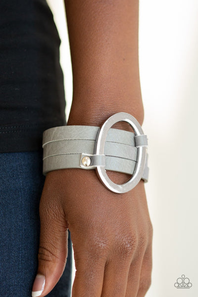 Paparazzi Cowgirl Cavalier - Silver Wrap Bracelet