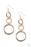 Paparazzi Radical Revolution - Gold Earrings