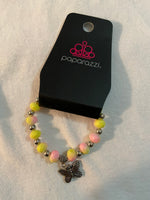 Paparazzi Starlet Shimmer Ombré butterfly charm bracelets
