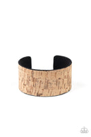 Paparazzi Cork Couture - Brown Bracelet