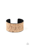 Paparazzi Cork Couture - Brown Bracelet