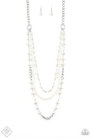 Paparazzi New York City Chic - White Necklace