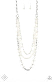 Paparazzi New York City Chic - White Necklace