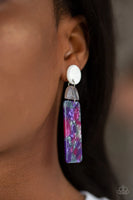 Paparazzi HAUTE On Their Heels - Purple Earrings
