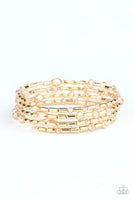 Paparazzi Regal Remix - Gold Bracelet