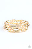 Paparazzi Regal Remix - Gold Bracelet