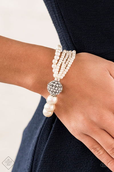 Paparazzi Show Them The “DIOR” - White Bracelet