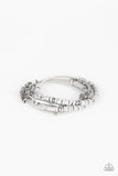 Paparazzi Tribal Spunk - Silver Bracelet