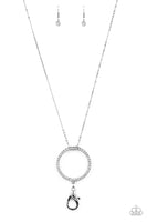 Paparazzi Center Of Attention - Black Lanyard Necklace