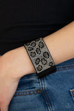 Paparazzi Cheetah Couture - Silver Wrap Bracelet