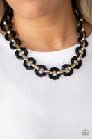 Paparazzi Fashionista Fever - Black Necklace