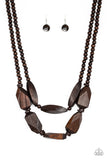 Paparazzi Tropical Heat Wave - Brown Necklace