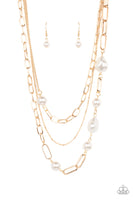 Paparazzi Modern Innovation - Gold Necklace