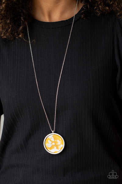 Paparazzi Its POP Secret! - Yellow Necklace