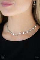 Paparazzi Inner SPOTLIGHT - Silver Choker Necklace