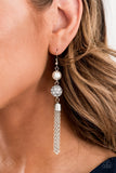 Paparazzi Going “DIOR to DIOR” - White Earrings