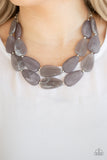 Paparazzi Colorfully Calming - Silver Necklace