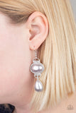 Paparazzi Icy Shimmer - Silver Earrings