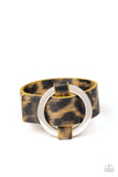 Paparazzi Jungle Cat Couture - Yellow Wrap Bracelet