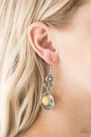 Paparazzi Southern Serenity - Yellow Earrings
