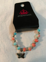 Paparazzi Starlet Shimmer Ombré butterfly charm bracelets
