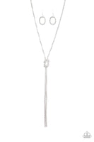 Paparazzi Born Ready - Silver Necklace