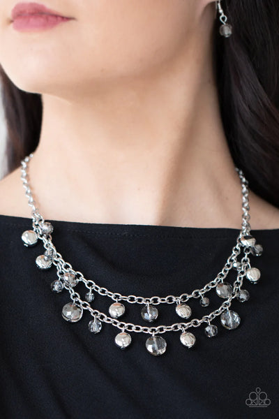 Paparazzi Ethereally Ensconced - Silver Necklace