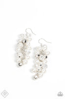 Paparazzi Pursuing Perfection - White Earrings