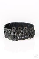 Paparazzi Rustle Up - Black Urban Bracelet