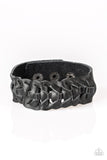Paparazzi Rustle Up - Black Urban Bracelet