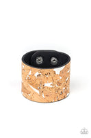 Paparazzi Cork Congo - White Wrap Bracelet