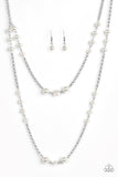Paparazzi Pearl Promenade- White Necklace