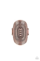Paparazzi Dotted Decor - Copper Ring