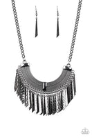 Paparazzi Impressively Incan - Black Necklace