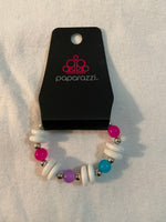 Paparazzi Starlet Shimmer White beaded bracelets