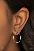 Paparazzi Spin Cycle - Silver Earrings